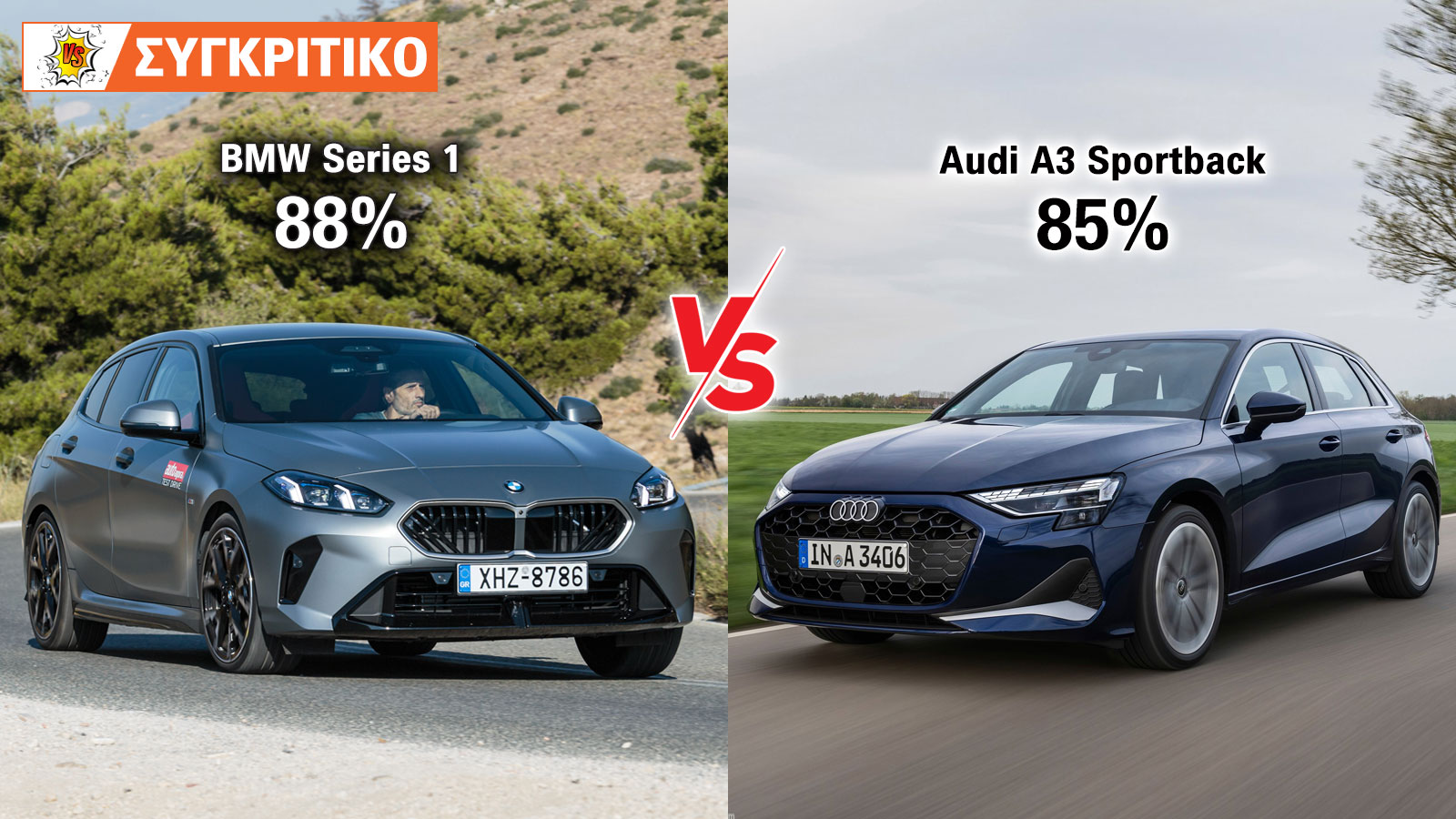 BMW 120 170 PS VS Audi A3 Sportback 150 PS 